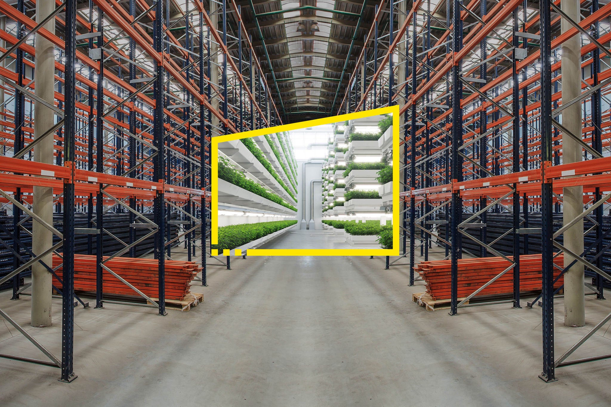 EY reframe your future warehouse vertical farm static